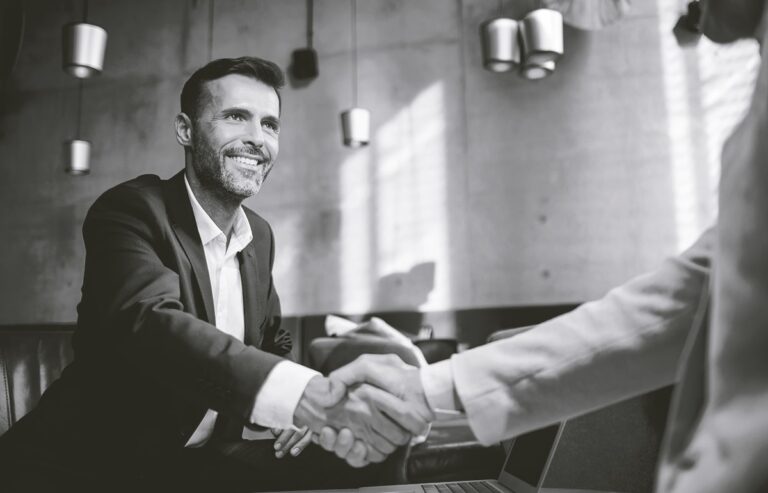 M&A advisory for sellers handshake agreement